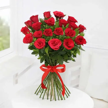 21 Red Roses Hand-tied Bouquet